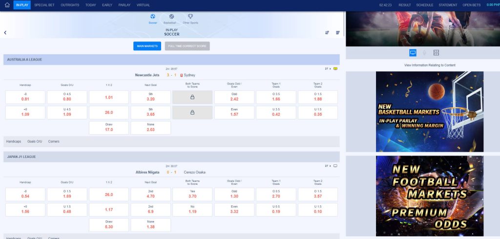 Slotvip crown platform sports betting interface